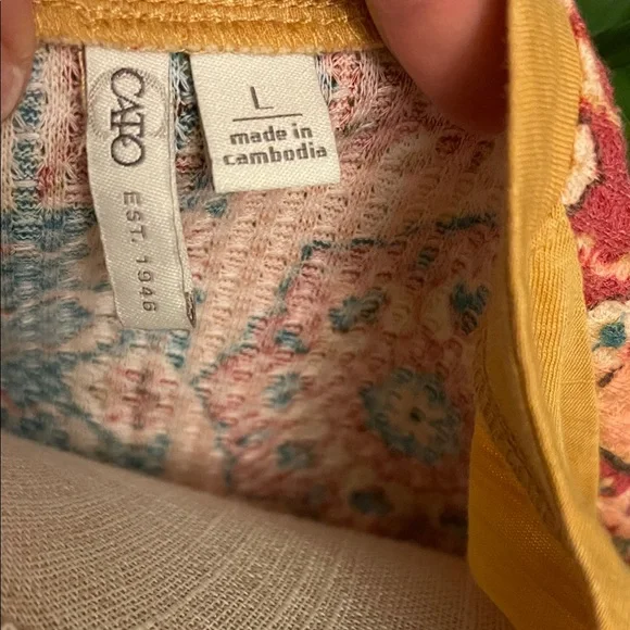 Cato Colorful Floral Button-Down Shirt - Picture 2 of 6